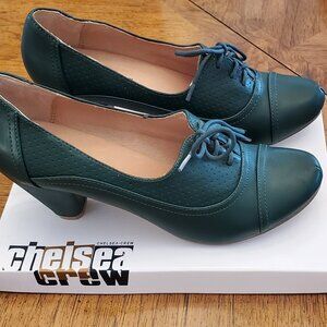 NIB Chelsea Crew Maytal Oxfords - green